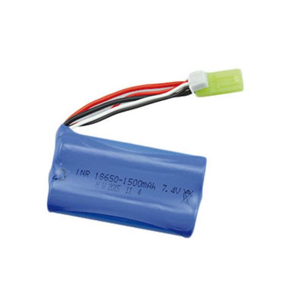 LI-ION AKKU 1500mAh 7,4V S-Track / V2 Mini Tamiya plug 18650