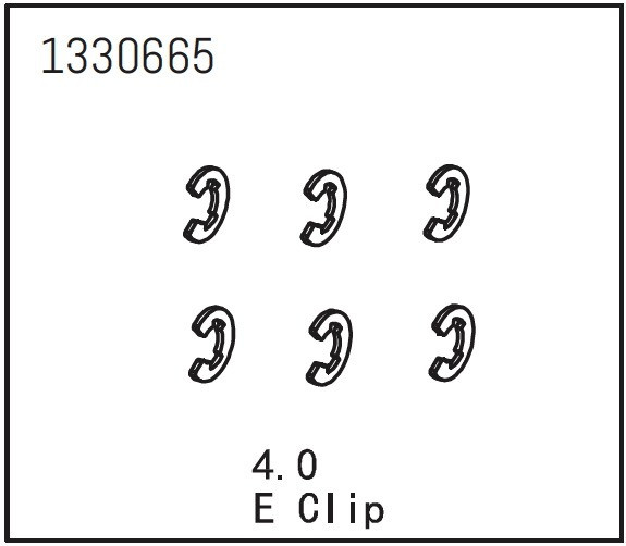 Absima E-Clips 3.0 (6 St.) ABS-1330665