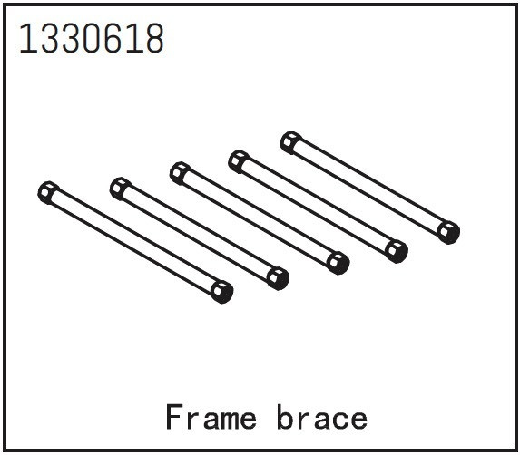 Absima Chassis Rahmenstrebe - Yucatan ABS-1330618