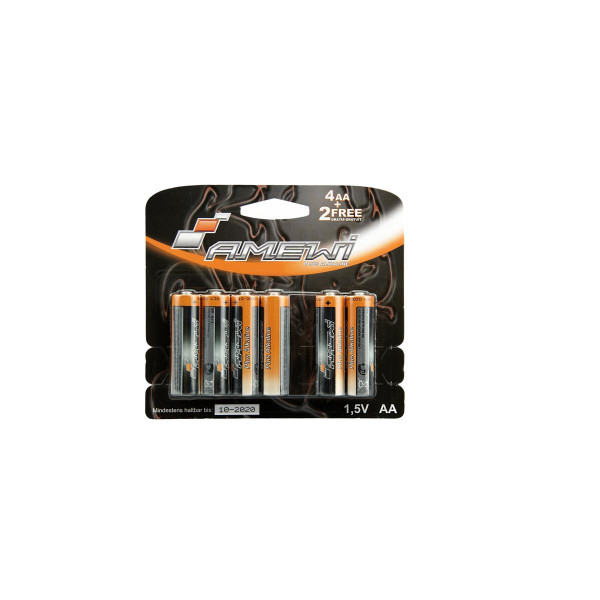 AMEWI AA 6er Blister Plus Alkaline AA 4+2