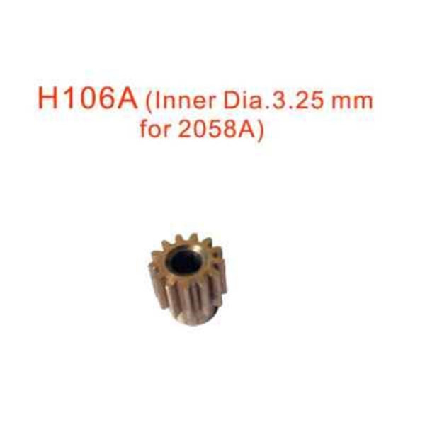 H106A Motorritzel 12Z , Inner Dia. 3.25mm
