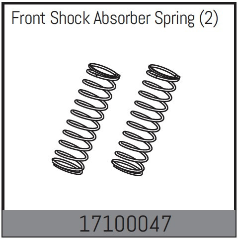 Absima Stoßdämpferfeder vorne (2 St.) Mamba Rock Racer 1/7 ABS-1710047
