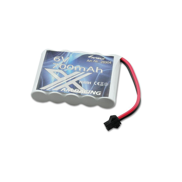 Ni-MH Akku 6V 700mAh HBX-Stecker von AMEWI z.B. für 1:18 Buggy Extreme D5