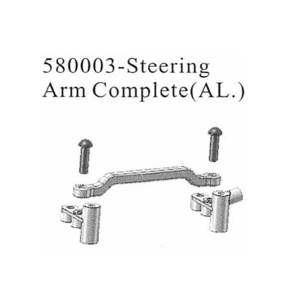 580003 Lenkungs Set Aluminium