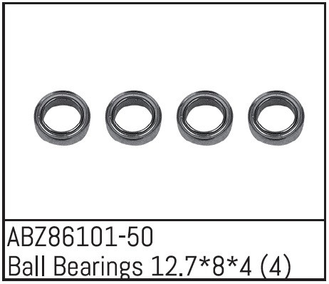 Absima Ball Bearings 12.7*8*4 - Mini AMT (4 St.) ABS-ABZ86101-50