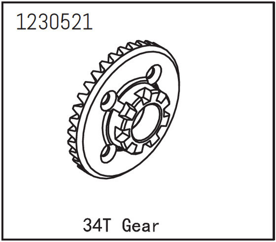 Absima Differentialgetriebe 34Z