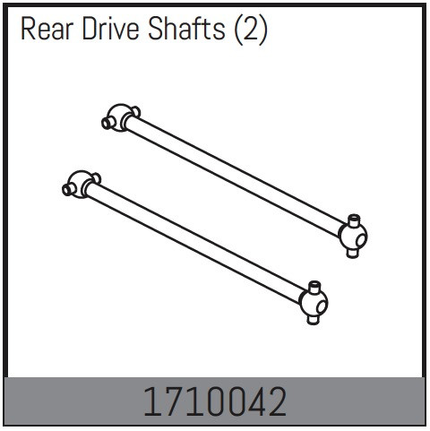 Absima Hintere Antriebswellen (2 St.) Mamba Rock Racer 1/7 ABS-1710042