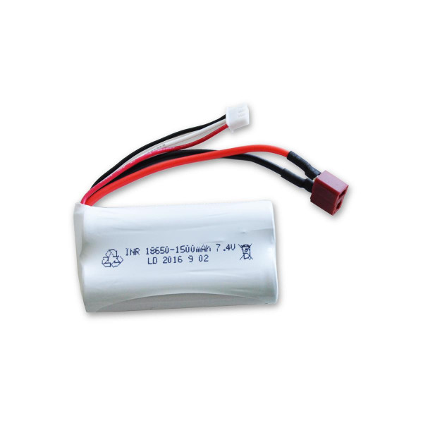 7,4V Li-Ion 1500mAh DEAN für 1:12 Fighter/Extreme/Eagle
