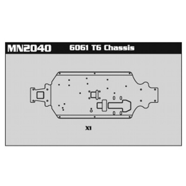 MN2040 6061 T6 Chassis