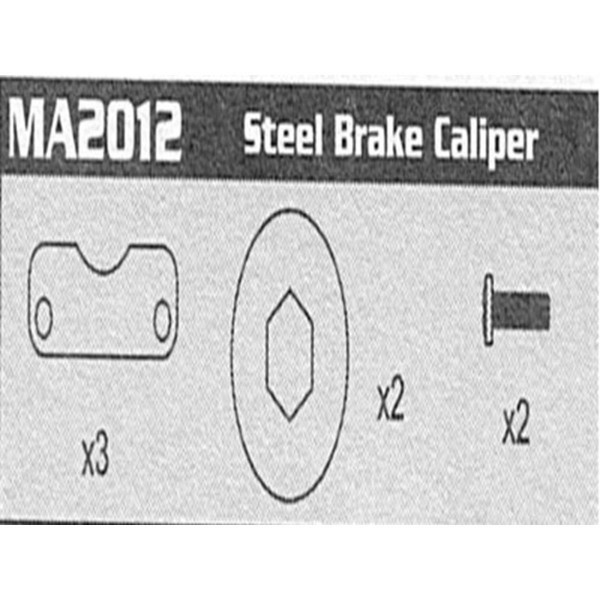 MA2012 Steel Brake Caliper Raptor