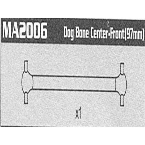 MA2006 Center-Front Dog Bone Dog Bone (97mm) Raptor