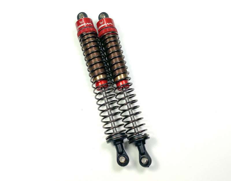 Chiwanji Stoßdämpfer Set Für Axial SCX10 90046 – 4 Stück, 70 Mm Hub, Aus Metall, Upgrade Für RC Crawler