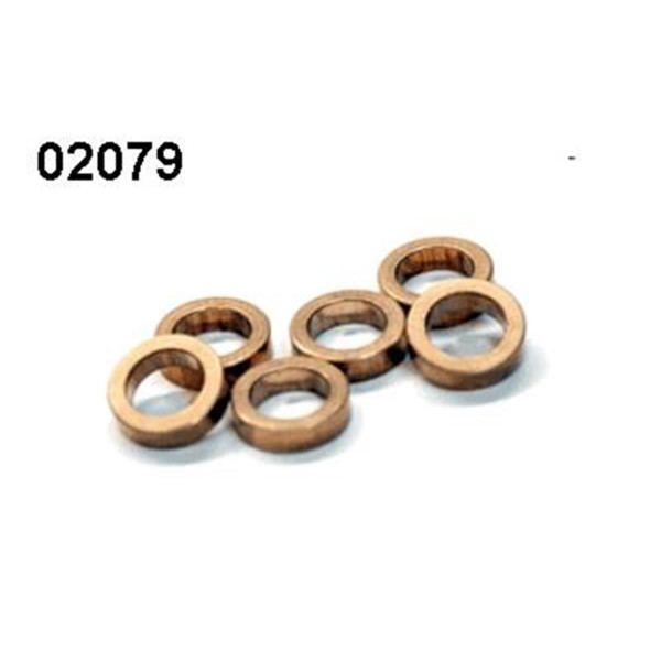 02079 Gleitlager 15x10mm 6 Stück
