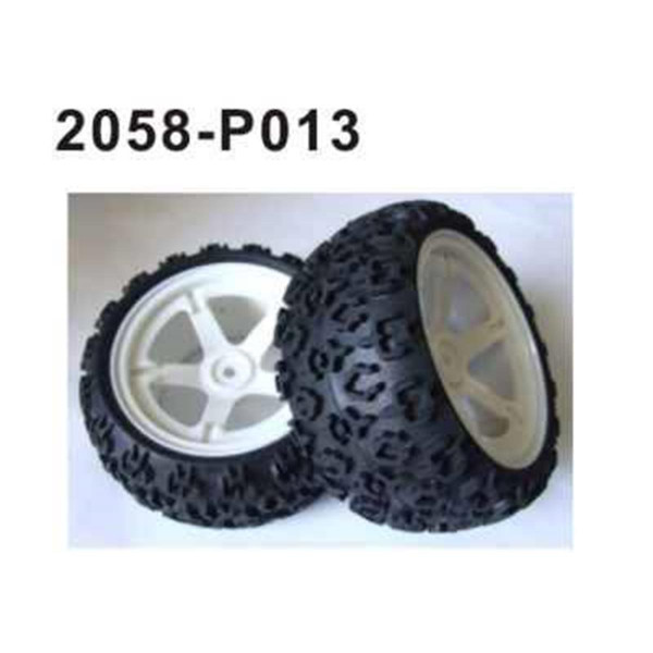 2058-P013 Brutal Pro Komplettrad vorne/hinten 2 Stü
