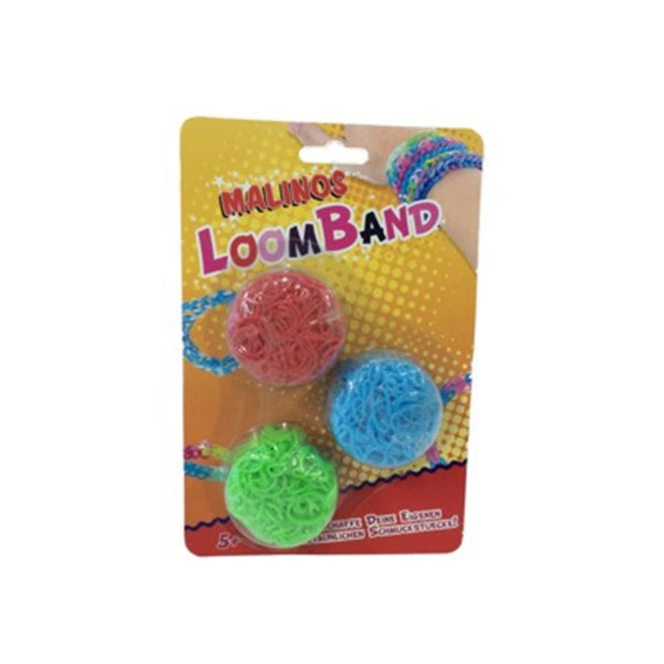 Malinos Loom Bands 750 Stück 750 Bands/24 Clips