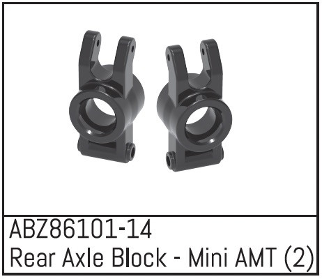 Absima Rear Axle Block - Mini AMT (2 St.) ABS-ABZ86101-14