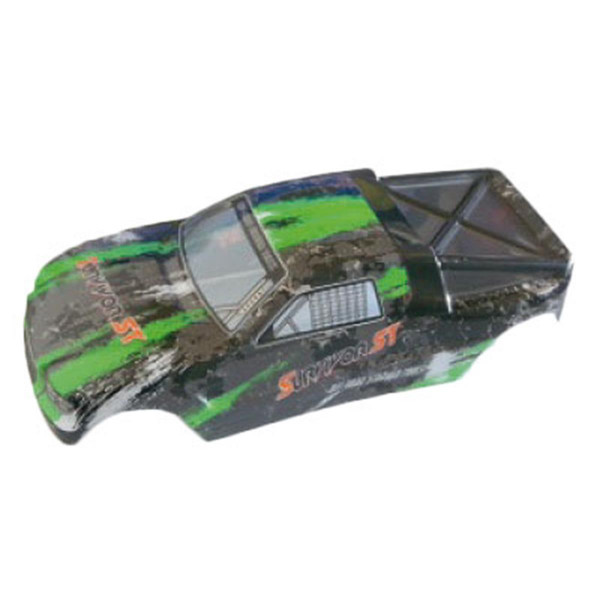 002-12685 Karosserie Truggy green EVO 4T