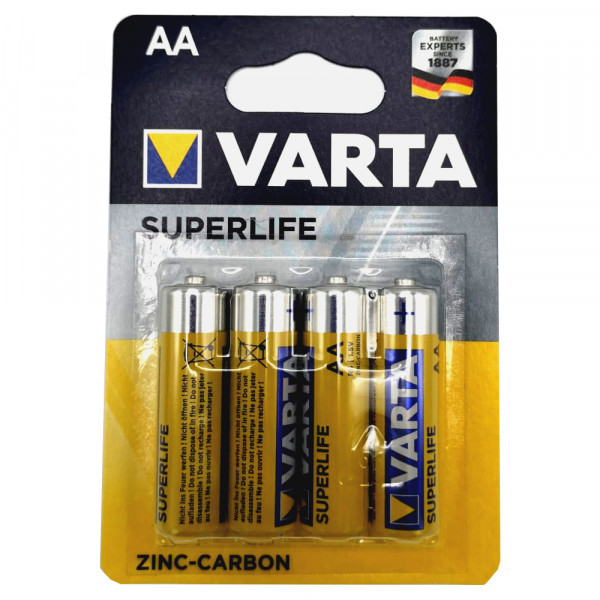 Varta AA Superlife LR06 1,5V 4er Blisterpack 4008496556267