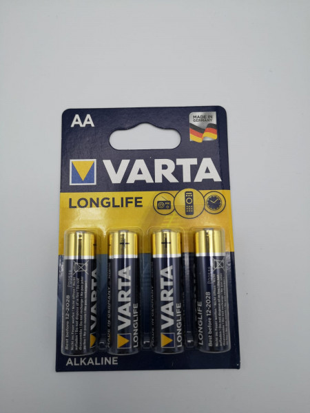 4x AA Varta Longlife im BL 4106 Mignon LR6 1,5V 4008496810642