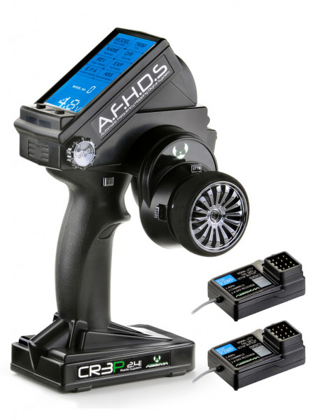 Absima 3 - Kanal Fernsteuerung "CR3P" 2.4GHz inkl. 2 St. 3 Kanal waterproof Empfänger ABS-2000102
