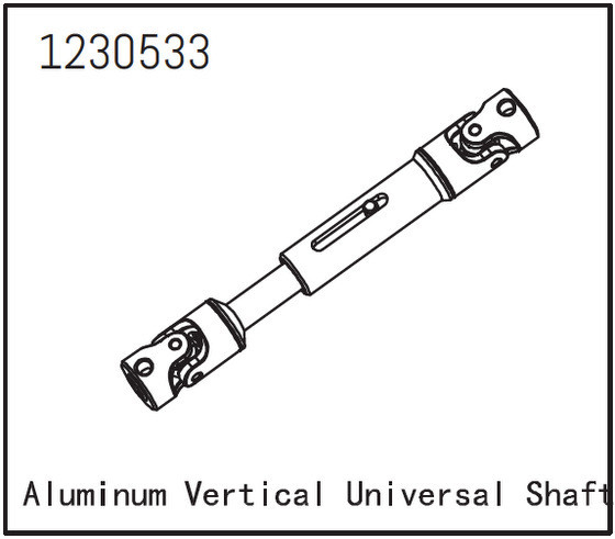 Absima Aluminium Gelenkwelle