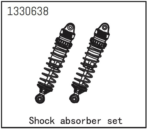 Absima Stoßdämpfer Set (2 St.) - Yucatan ABS-1330638