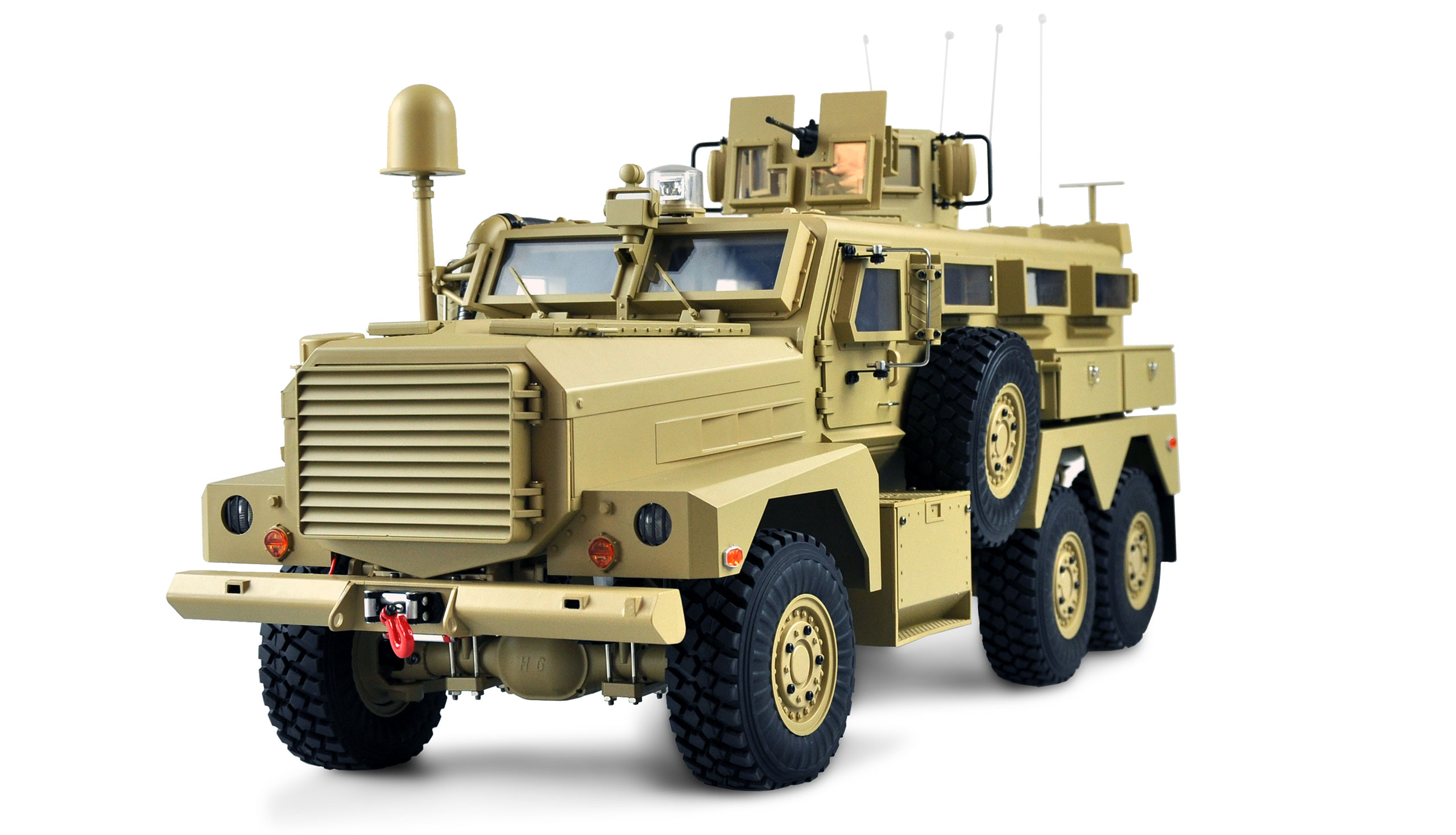 US-Miltitärfahrzeug MRAP 6x6 1:12 RTR, Licht, Sound & Rauch | RC Cars ...