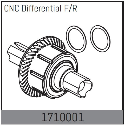 Absima CNC Differential V/H Mamba Rock Racer 1/7 ABS-1710001