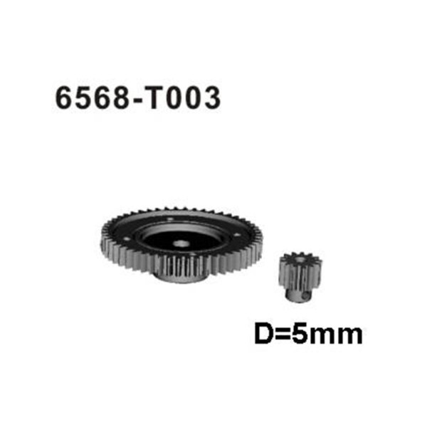 6568-T003 Hauptzahnrad+Ritzel u.a. für X-Missile