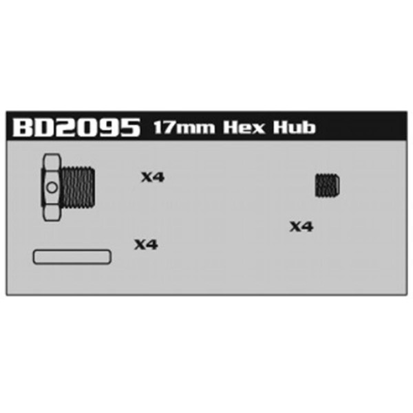 BD2095 17mm Hex Hub