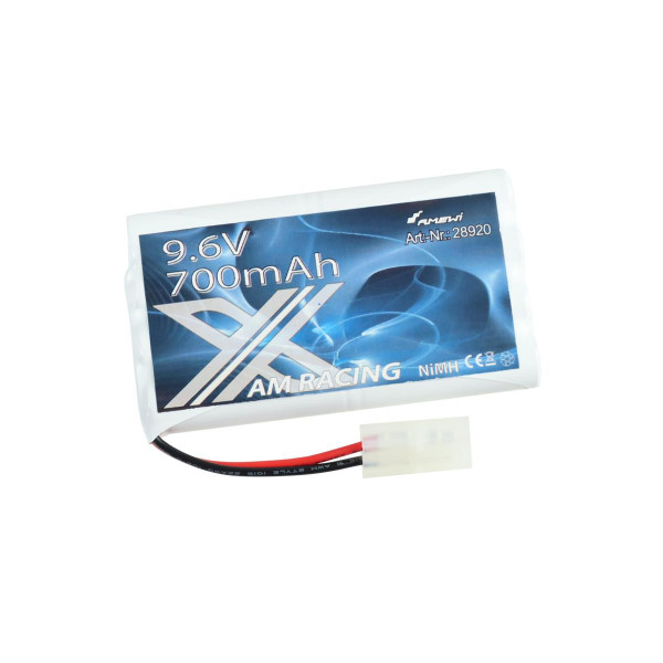 Ni-MH Akku 9.6V 700mAh AMX RACING, TAMIYA Stecker