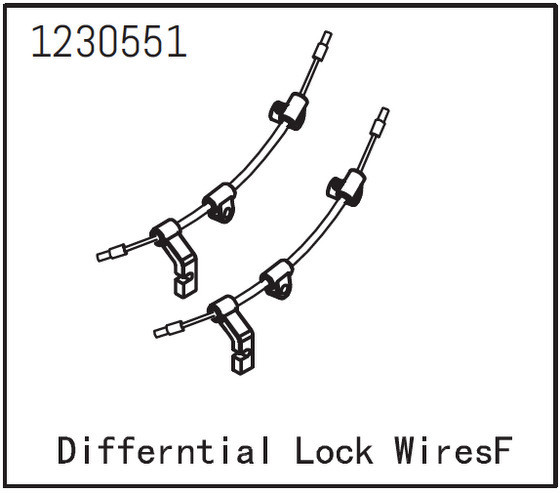 Absima Sperrdifferentialkabel