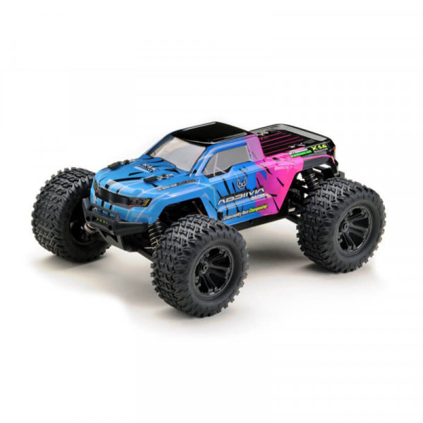 Absima Mini Monster Truck AMT pink/blau 1/16 RTR 16007