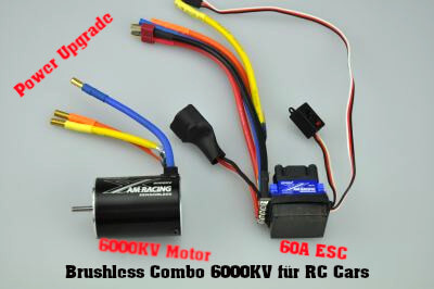 Brushless Combo 6000KV, 60A ESC
