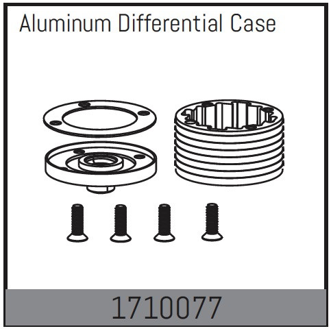 Absima Aluminium Differentialgehäuse Mamba Rock Racer 1/7 ABS-1710077