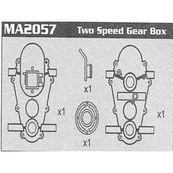 MA2057 Two Speed Gear Box Raptor