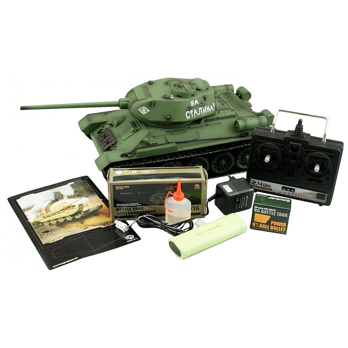 Essieu Métallique De Propulsion XciteRC Pour Char RC T34/85 Heng Long 1:16 - Neuf