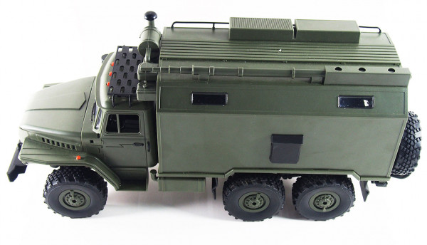 Camion Militaire RC Ural B36 6x6 1:16 - Tout-Terrain 2.4GHz RTR Avec Batterie & Chargeur - Vert Camion Telecommande Adulte Camion Militaire RC Ural B36 6x6 1:16 - Tout-Terrain 2.4GHz RTR Avec Batterie & Chargeur - Vert Camion Telecommande Adulte