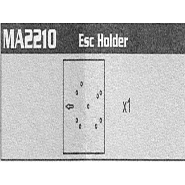 MA2210 ESC holder Raptor