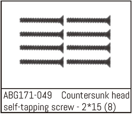 Absima Senkschraube M2*15 (8 Stück) ABS-ABG171-049