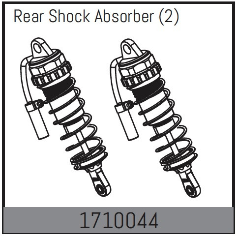 Absima Stoßdämpfer hinten (2 St.) Mamba Rock Racer 1/7 ABS-1710044