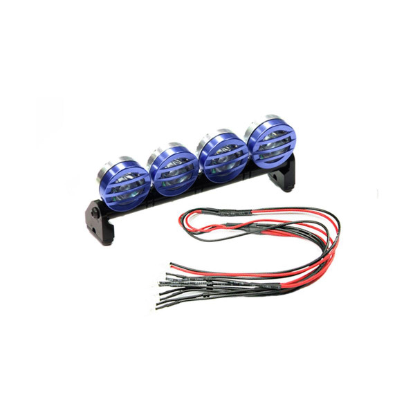 Dachscheinwerfer Set Metall 4 Scheinwerfer inkl. LEDs