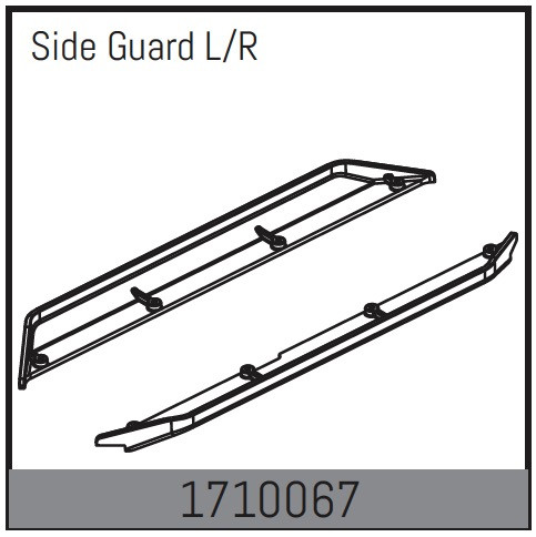 Absima Side Guard L/R Mamba Rock Racer 1/7 ABS-1710067